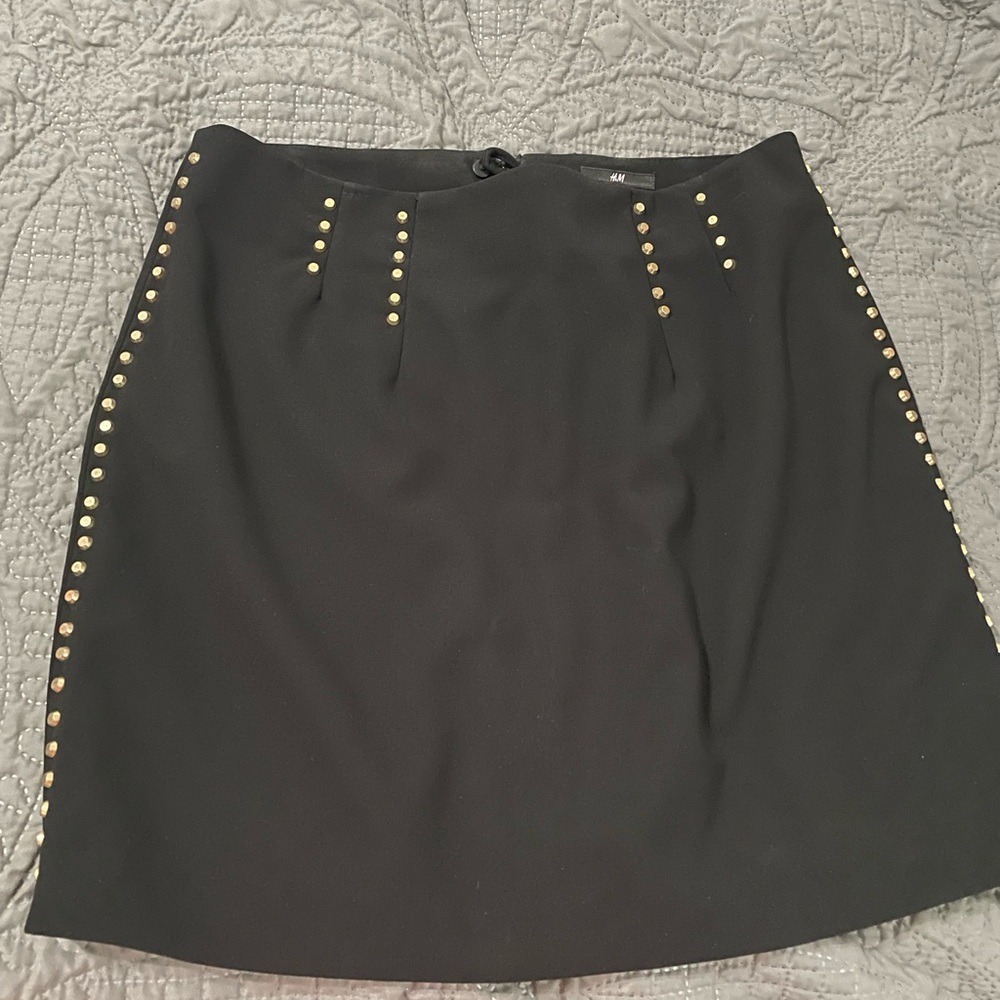 NWT h&m black mini skirt